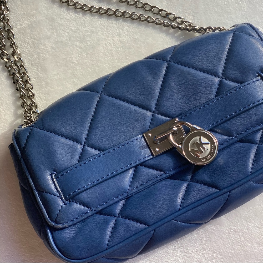 Michael Khors Blue Shoulder Cross body